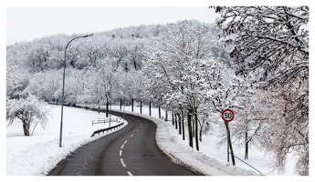 Januar 2024 - Schnee in Lörrach