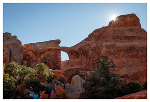Wanderung durchs Devils Garden, Double O Arch