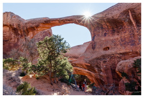 Wanderung durchs Devils Garden, Double O Arch