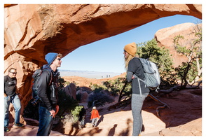 Wanderung durchs Devils Garden, Double O Arch